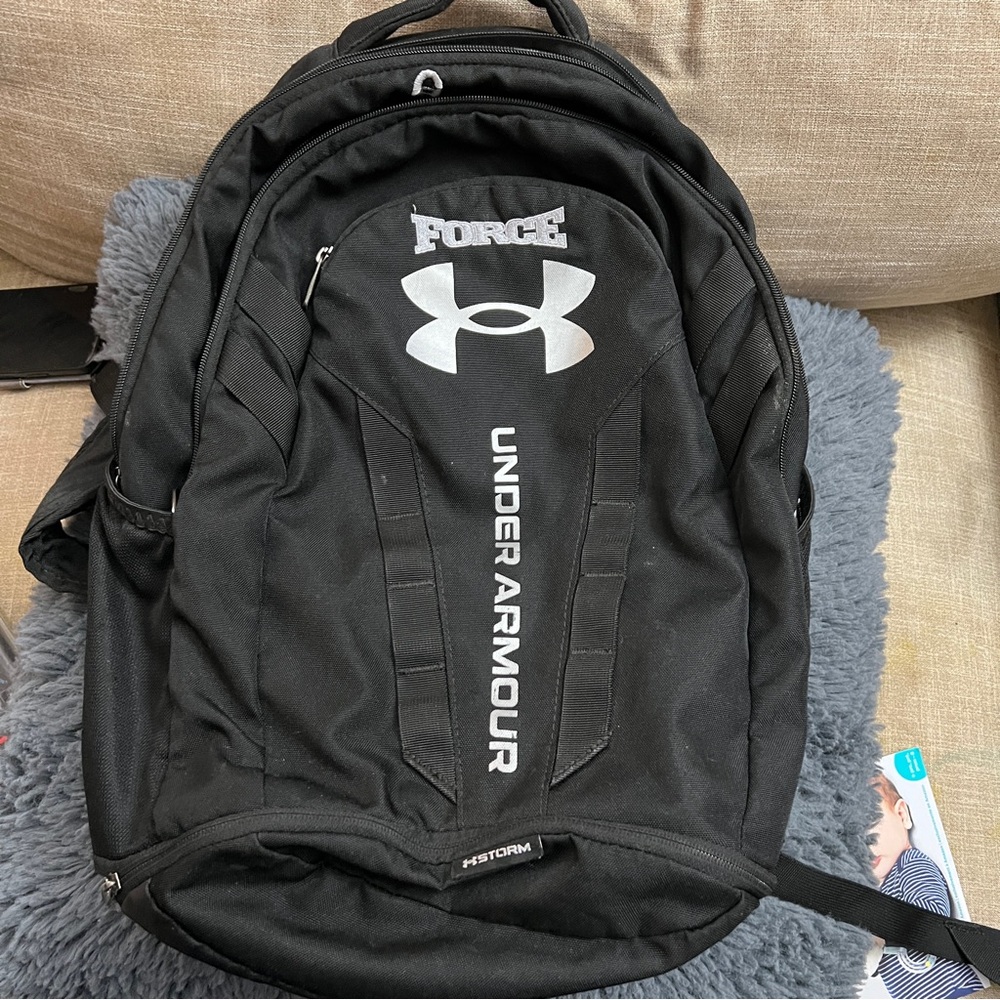 Under Armour Black and Silver Men's Backpack